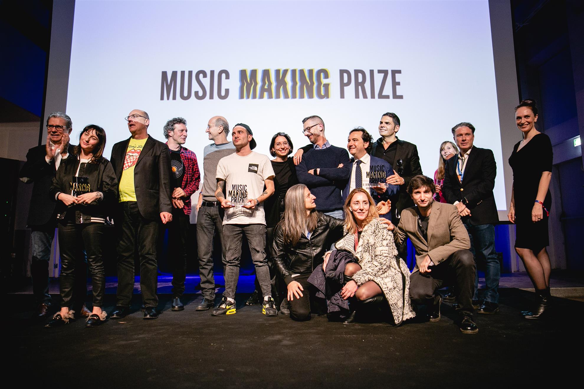 I vincitori e i promotori di Music Making Prize