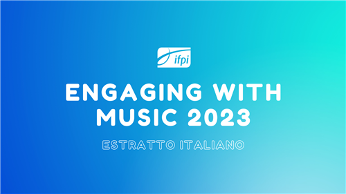 Engaging with Music 2023 - Estratto italiano Engaging with Music 2023 - Estratto italiano